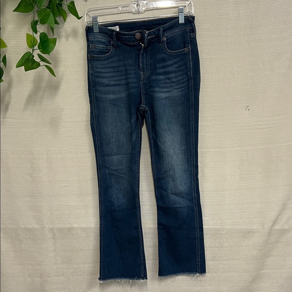 True Religion Denim - True Religion Dark Blue Cropped Jeans